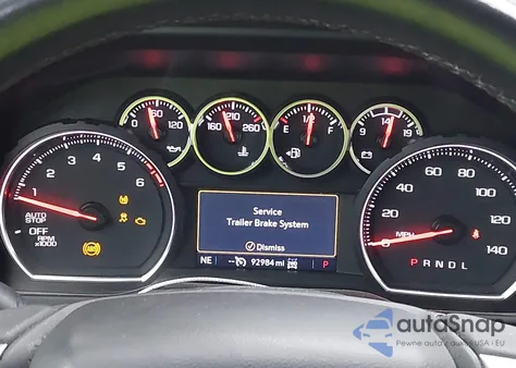 2021 Chevrolet Silverado 1500 4Wd Short Bed Lt Trail Boss z USA, uszkodzony, nr VIN 1GCPYFEL1MZ153369